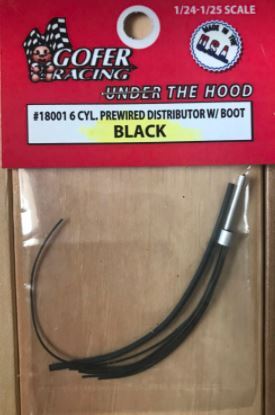 6 Cylinder Prewired Distributor Black