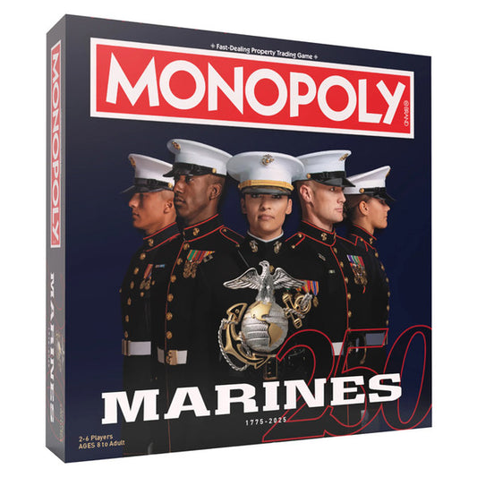 MONOPOLY: U.S. MARINES  250TH ANNVERSARY.