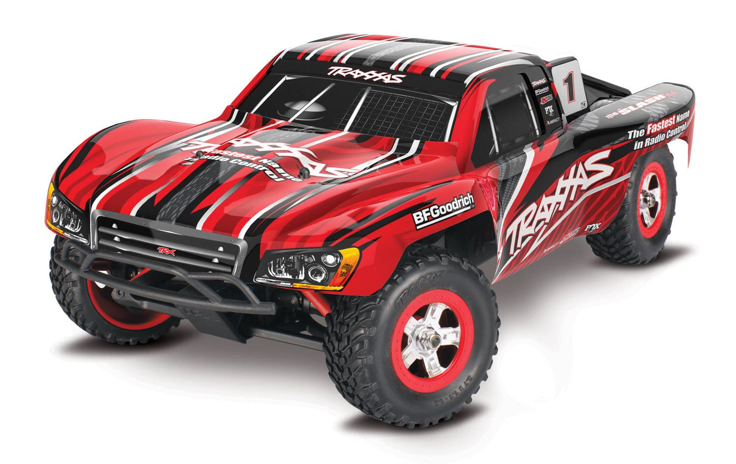 1/16 Scale Slash: 4X4 Short Course Truck w/USB-C RED