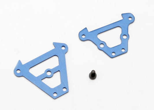 Bulkhead tie bars front & rear (blue-anodized aluminum)/ 2.5x6 CS (1)