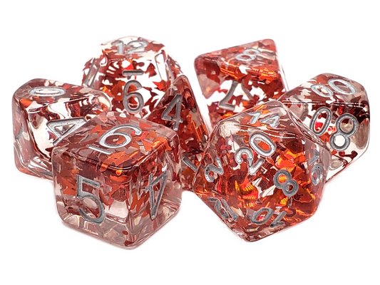 Infused - Orange Butterfly w/ Silver