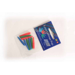 CRIBBAGE - PLASTIC PEGS - 3pcs of EACH COLOR ( RED BLUE GREEN )