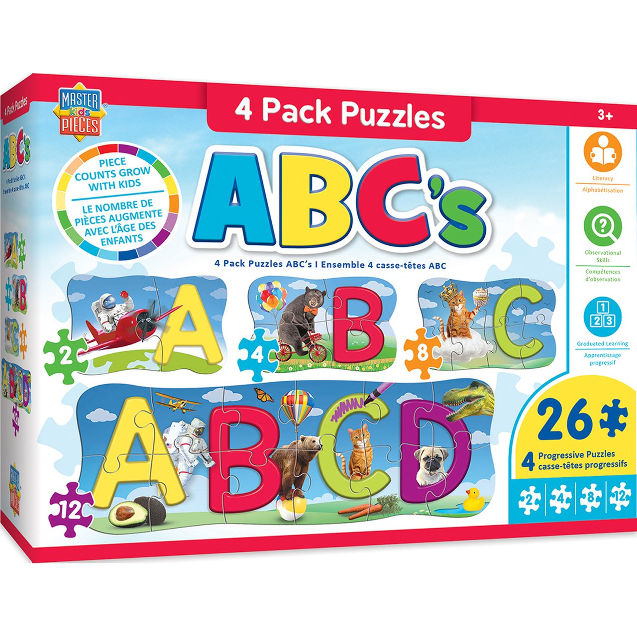 EDUCATIONAL 4 PACK - ABCS JIGSAW PUZZLE