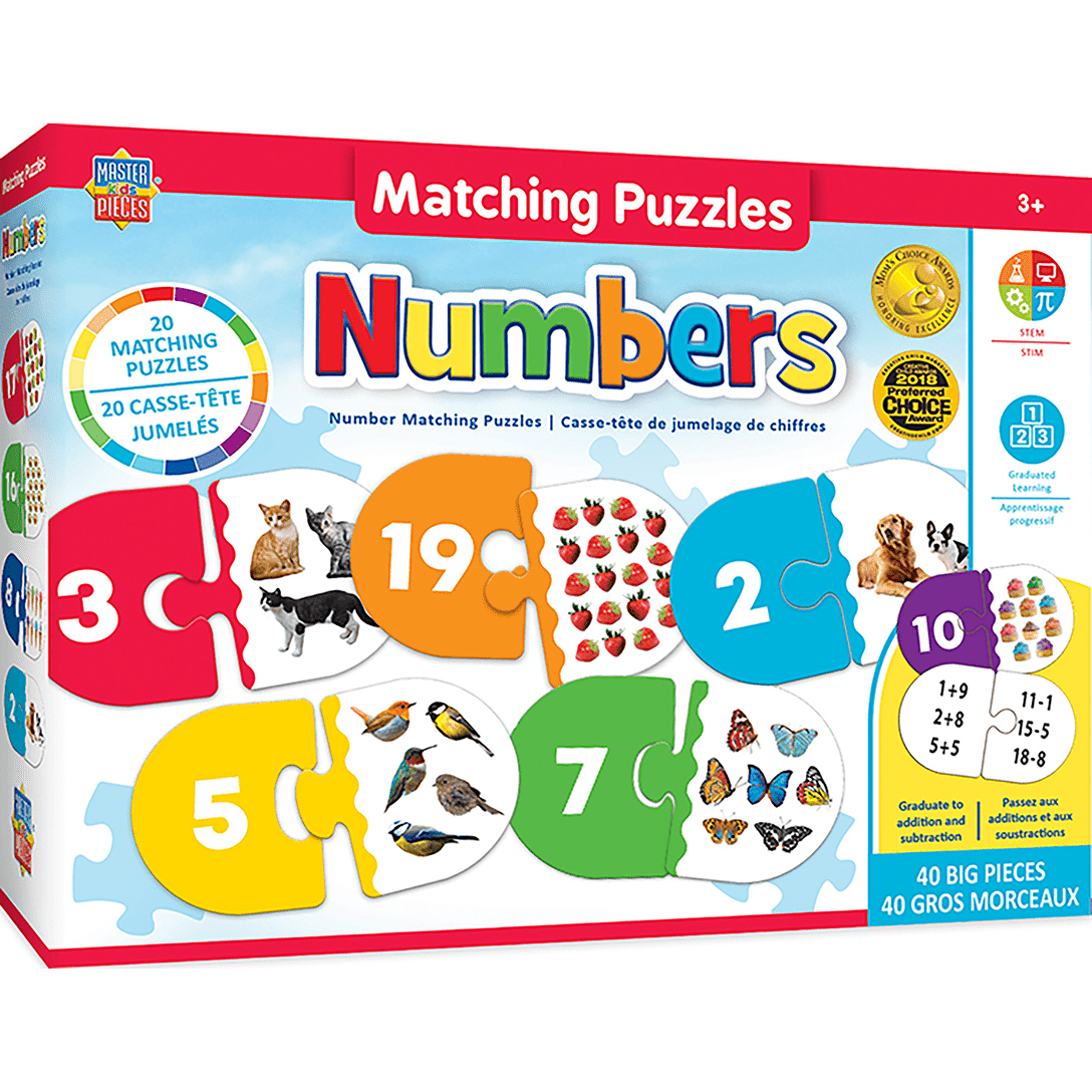 Masterpieces Educational - Numbers Matching Puzzle