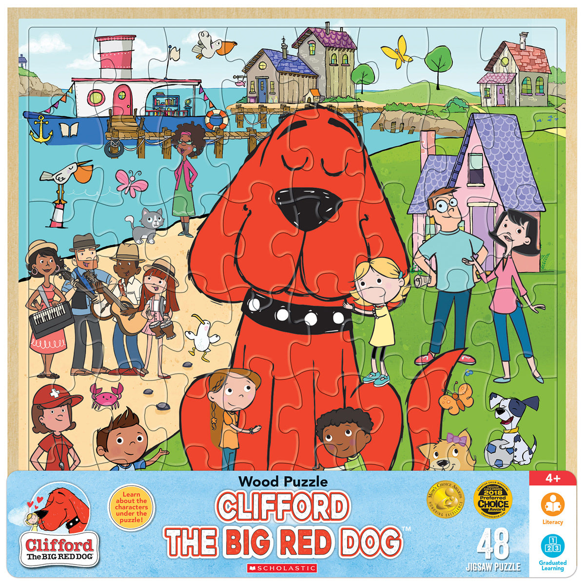 Clifford - 48pc Wood Puzzle