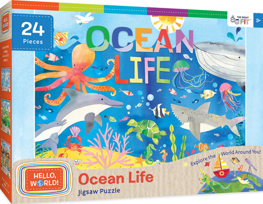Hello, World! - Ocean Life 60pc Puzzle