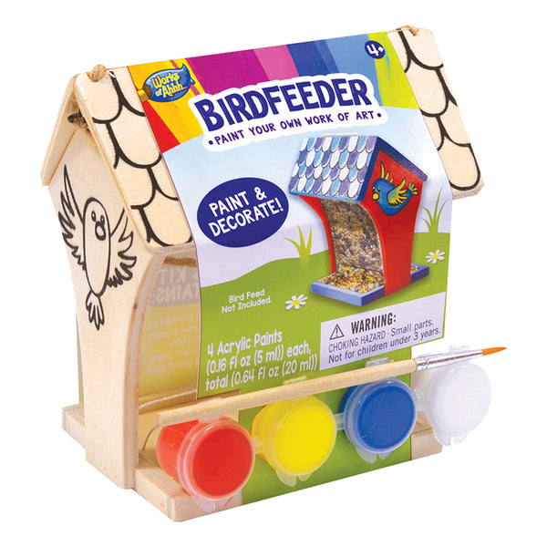BIRD FEEDER MINI WOOD PAINT KIT