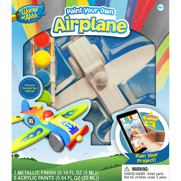 AIRPLANE WOOD PAINT KIT