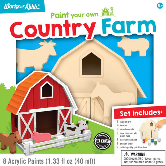 COUNTRY FARM WOOD PAINT KIT