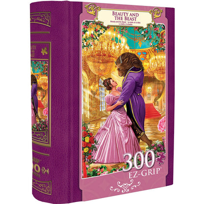 BOOK BOX BEAUTY AND THE BEAST LARGE 300 PIECE EZGRIP JIGSAW PUZZLE