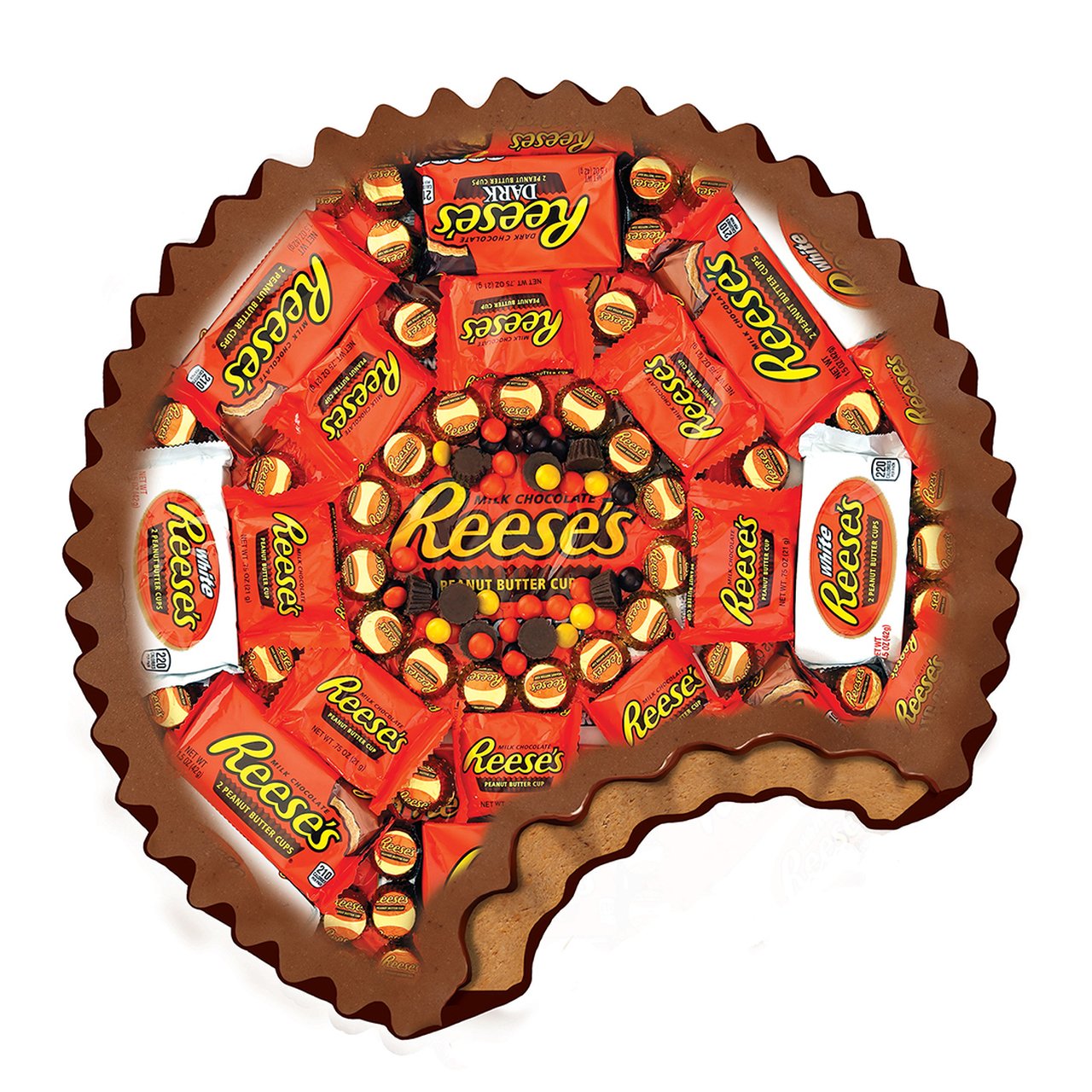HERSHEY'S REESES 500 PIECE SHAPED JIGSAW PUZZLE