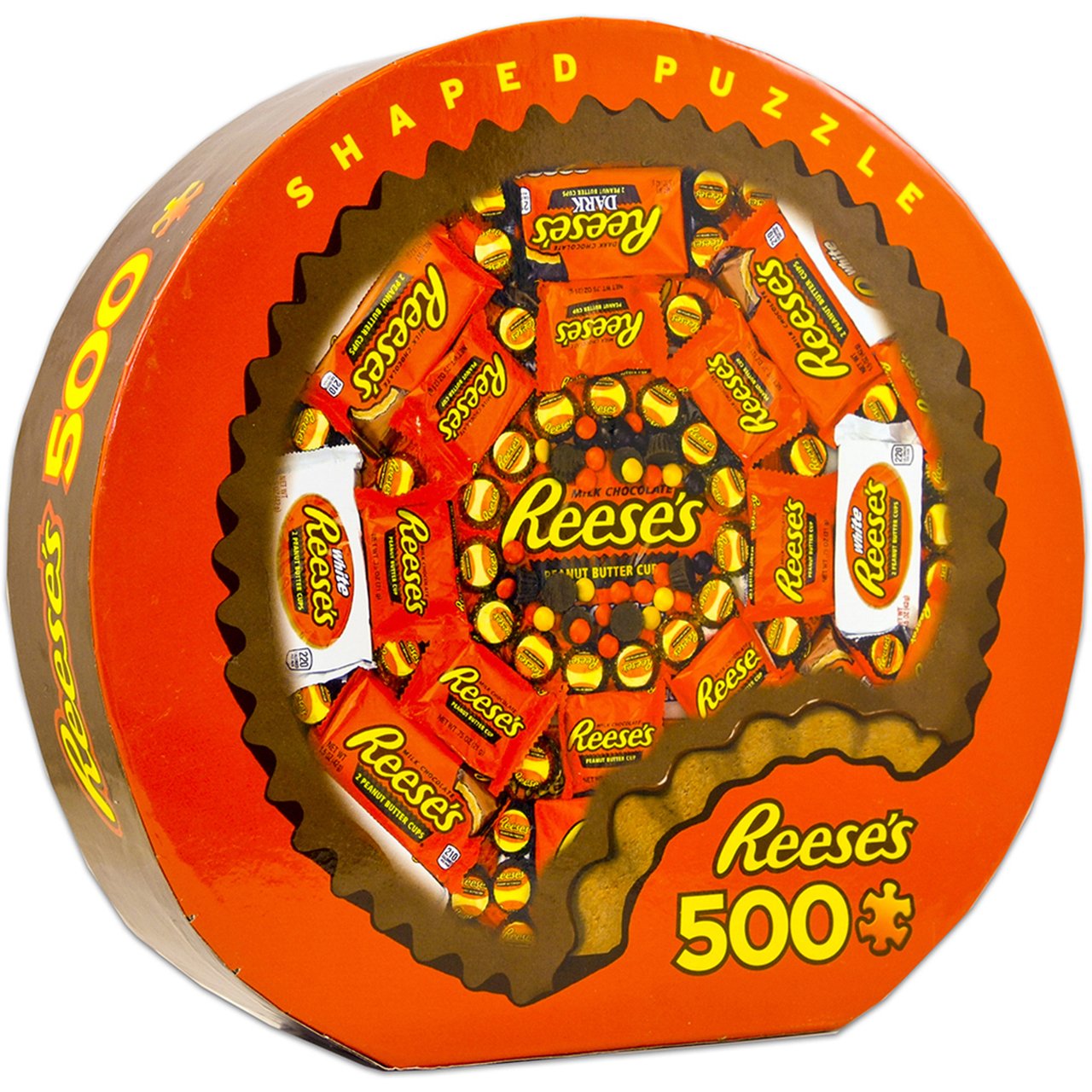 HERSHEY'S REESES 500 PIECE SHAPED JIGSAW PUZZLE
