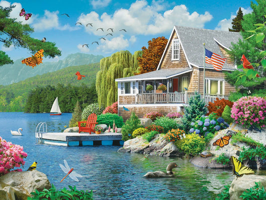 Memory Lane - Lakeside Memories 300pc EzGrip Puzzle