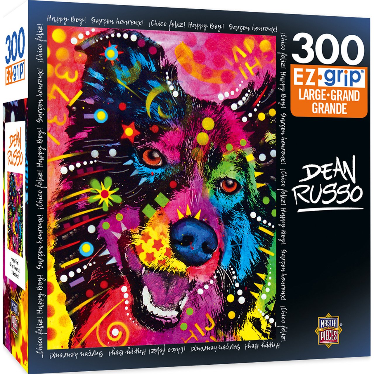 DEAN RUSSO HAPPY BOY 300 PIECE EZGRIP PUZZLE - LARGE 300 PIECE EZGRIP PUZZLE