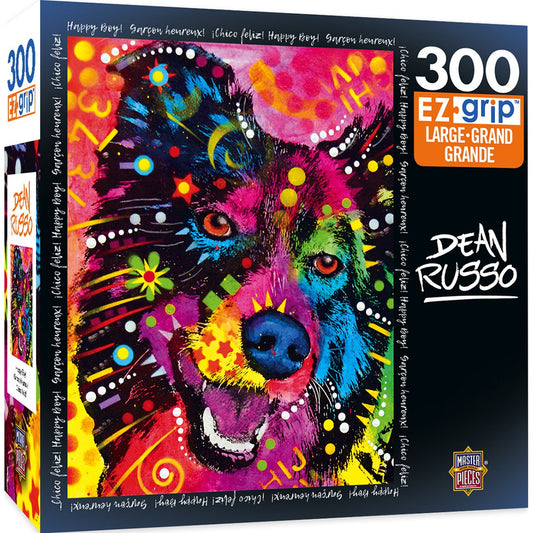 DEAN RUSSO HAPPY BOY 300 PIECE EZGRIP PUZZLE - LARGE 300 PIECE EZGRIP PUZZLE