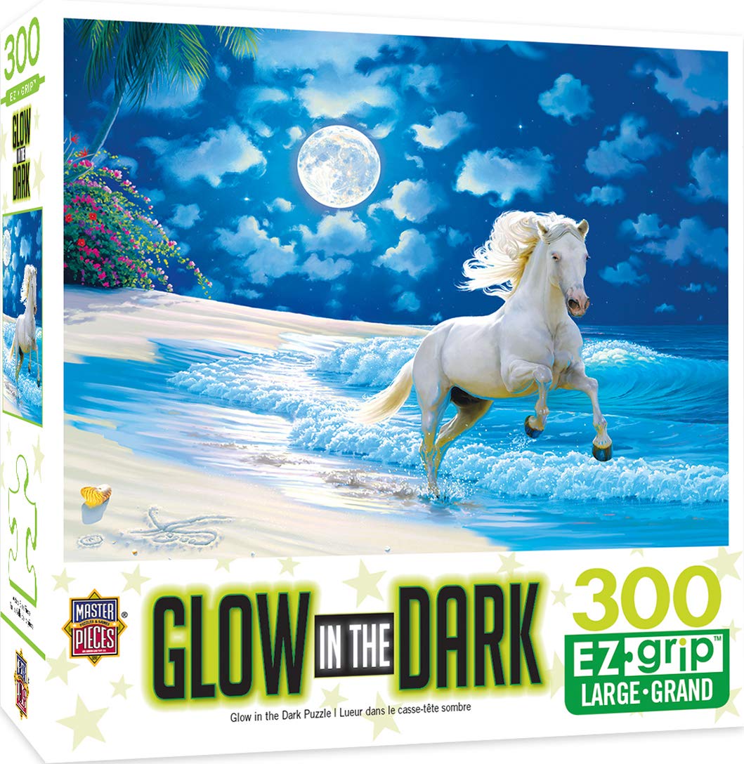 GLOW IN THE DARK MOONLIT DANCE LARGE 300 PIECE EZGRIP JIGSAW PUZZLE