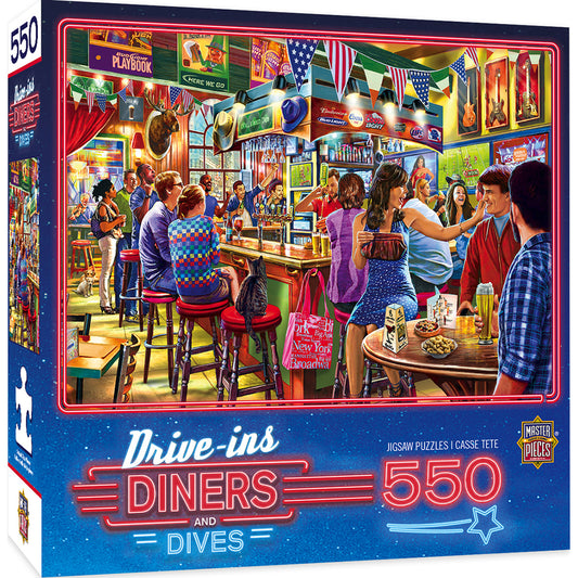 Drive-Ins Diners and Dives - Duffy's Sports & Suds 550pc Puzzle