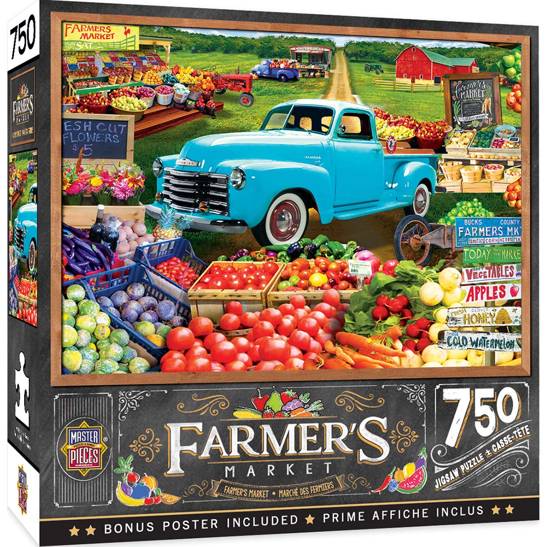 FARMER'S MARKET - LOCALLY GROWN - 750 PIECE JIGSAW PUZZLE