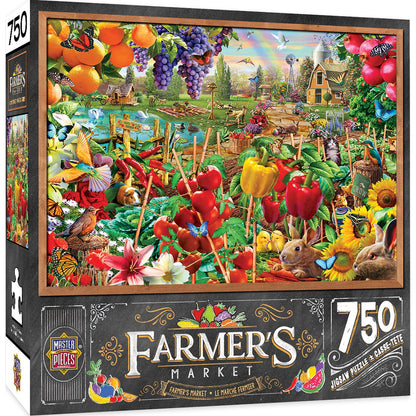 FARMER'S MARKET - A PLENTIFUL SEASON - 750 PIECE JIGSAW PUZZLE
