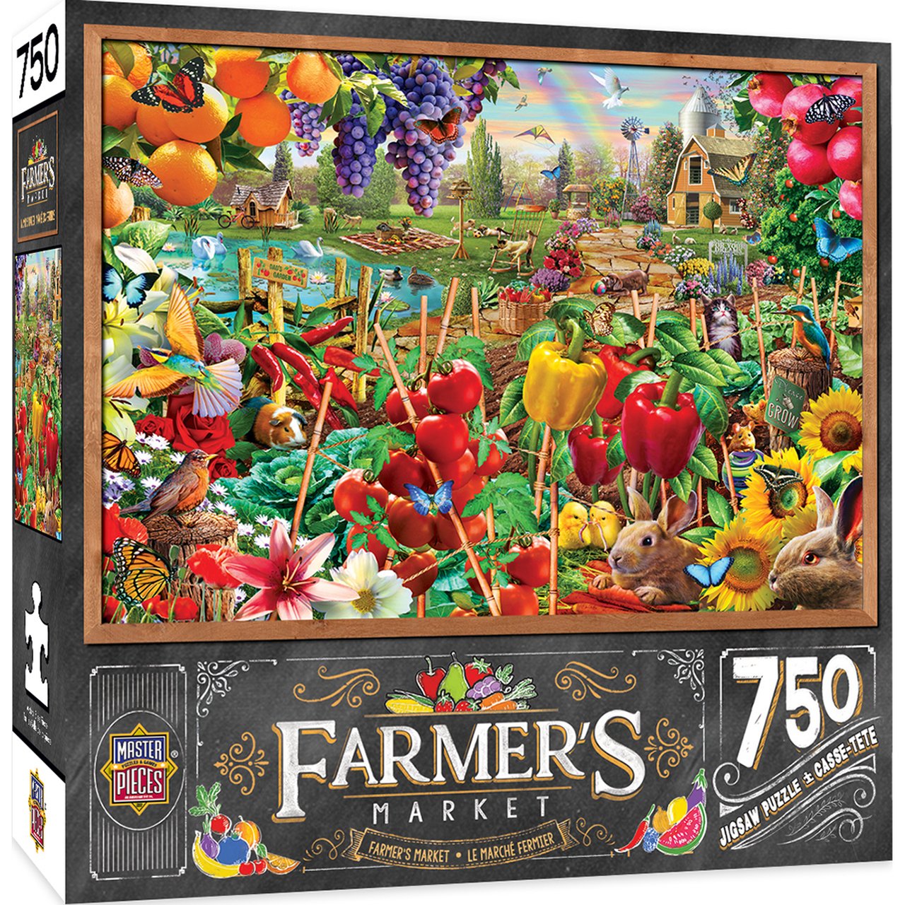 FARMER'S MARKET - A PLENTIFUL SEASON - 750 PIECE JIGSAW PUZZLE