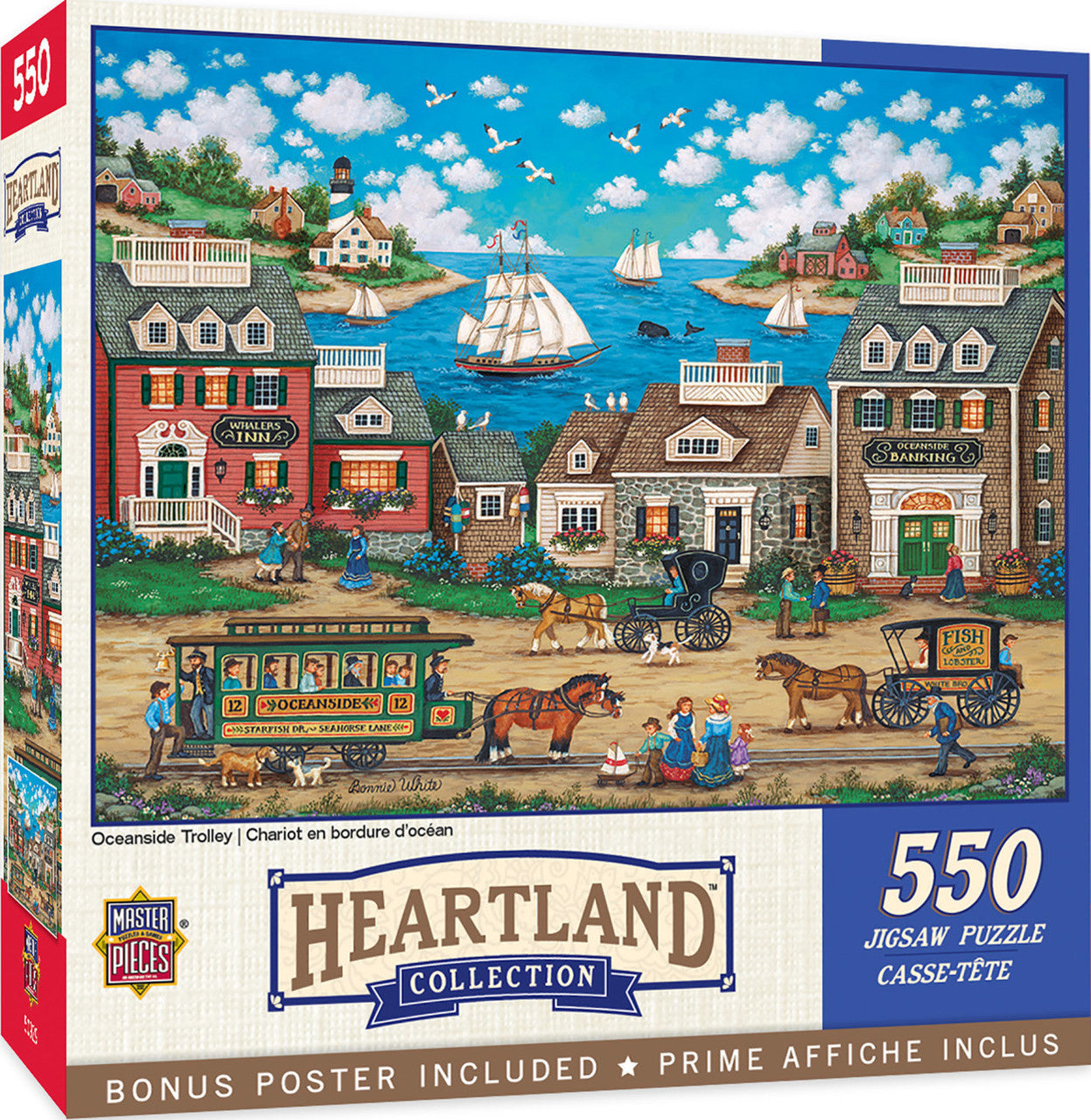 Heartland Collection - Oceanside Trolley 550pc Puzzle