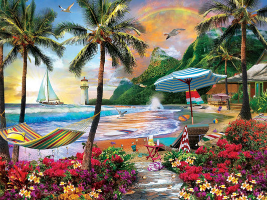 Paradise Beach - Hawaiian Life 550pc Puzzle