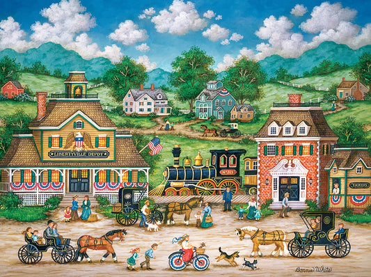 Heartland Collection - Libertyville Depot 550pc Puzzle