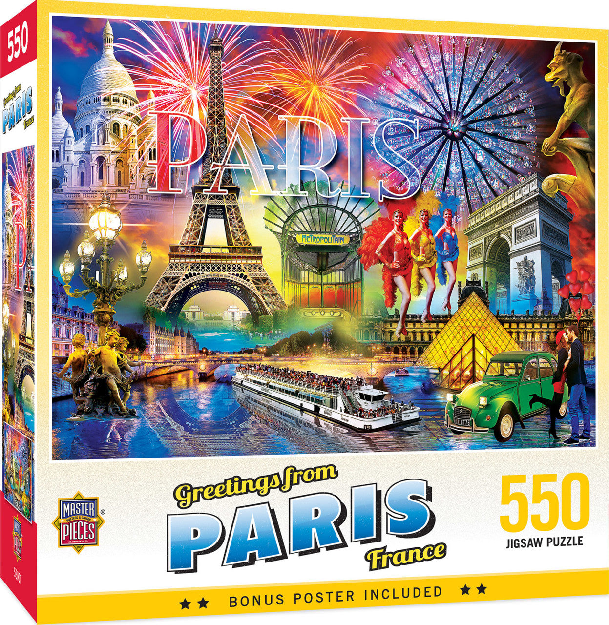Greetings From - Paris 550pc Puzzle