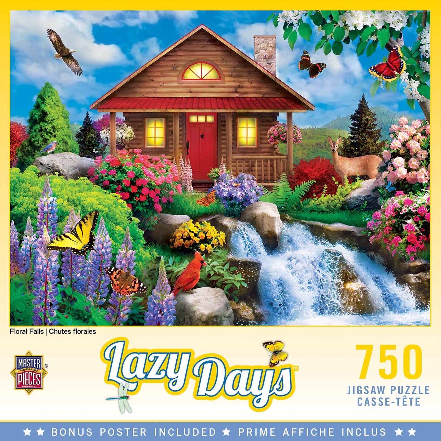 Lazy Days - Floral Falls 750pc Puzzle