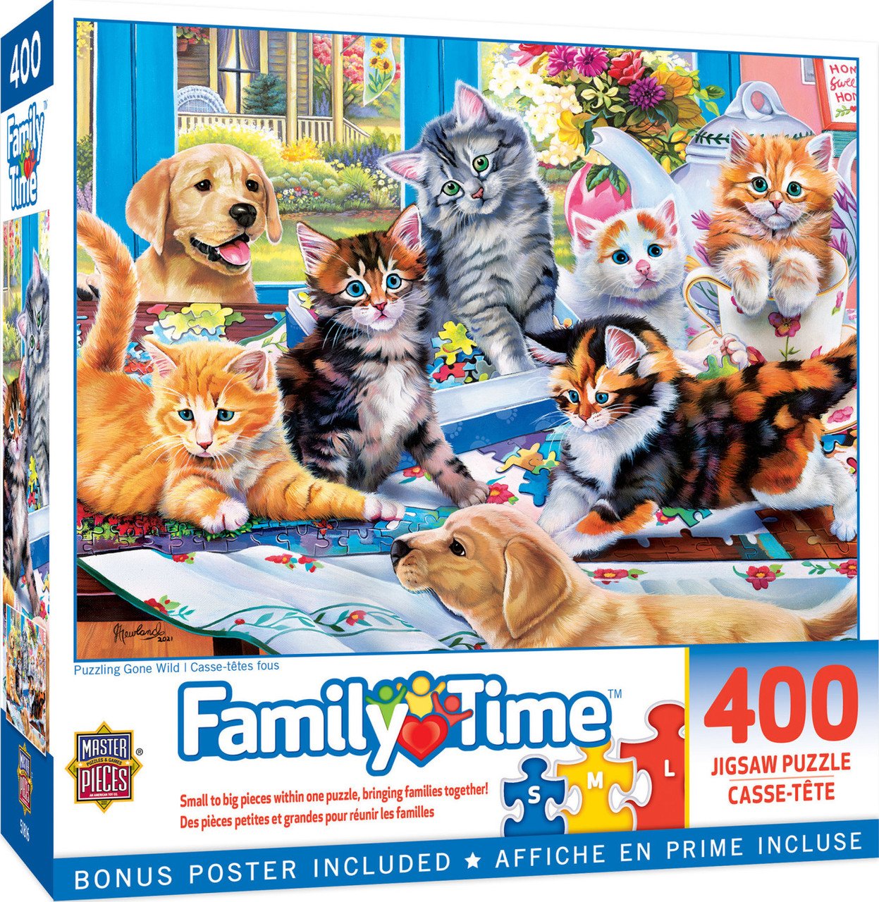 Family Time - Puzzling Gone Wild 400pc Puzzle