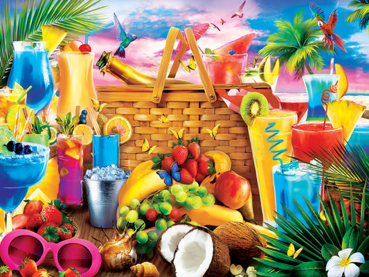Paradise Beach - Picnic on the Beach 550pc Puzzle