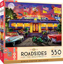 Roadsides of the Southwest - Bandito's Dining Car 550pc Puzzle