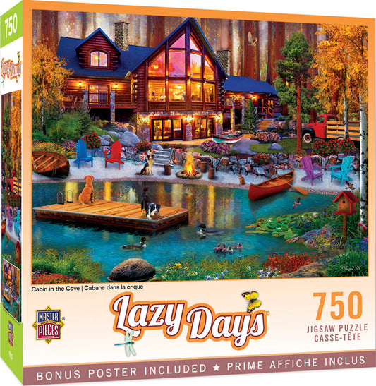 Lazy Days - Cabin in the Cove 750pc Puzzle