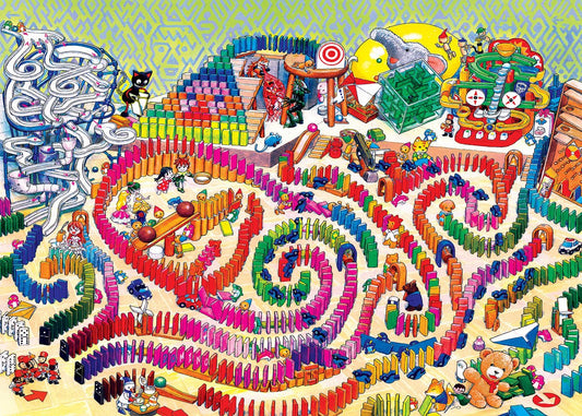 A-Maze-Ing - Dominoes 500pc Puzzle