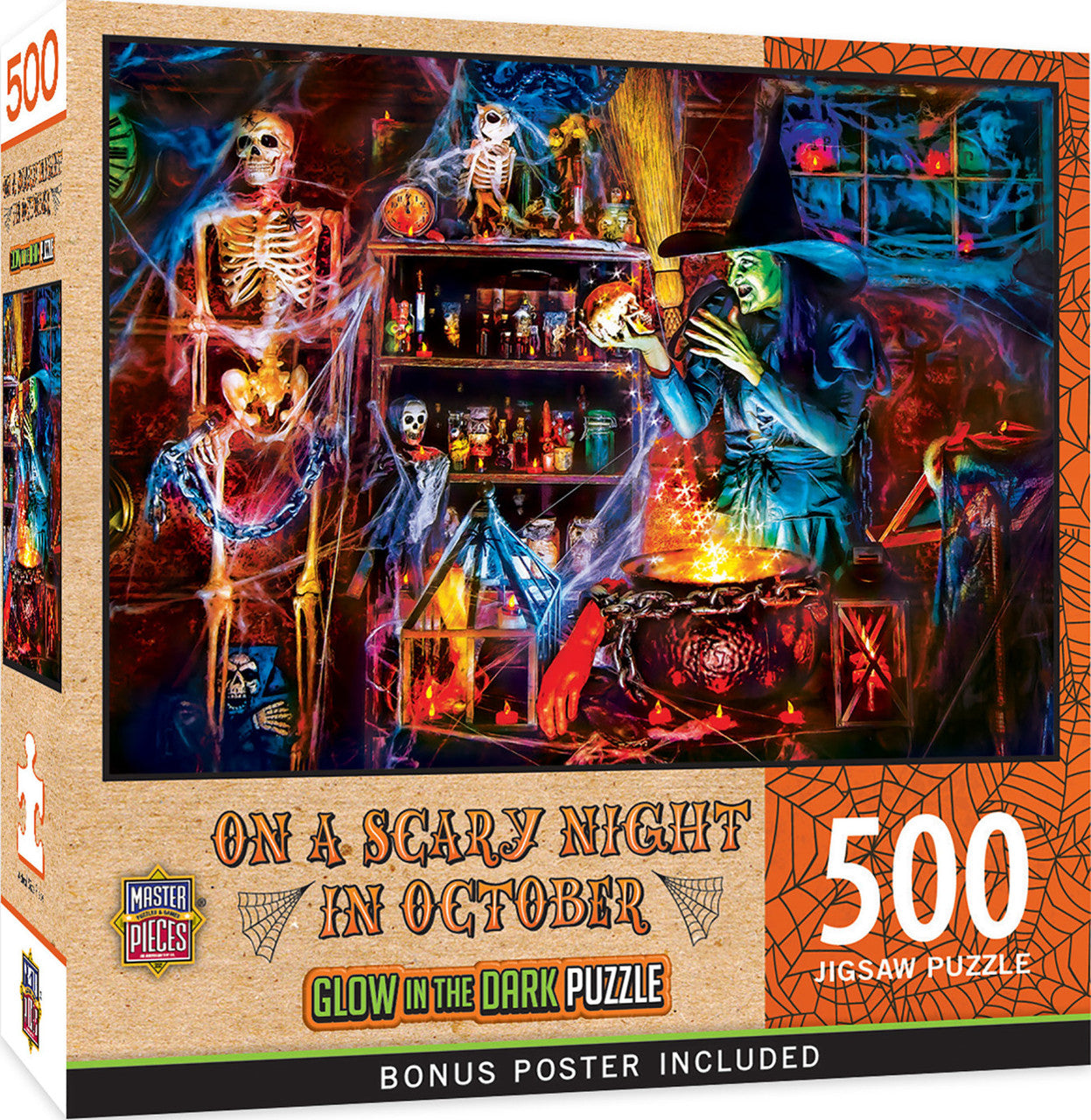 Halloween - A Dark Brew 500pc Glow in the Dark Puzzle