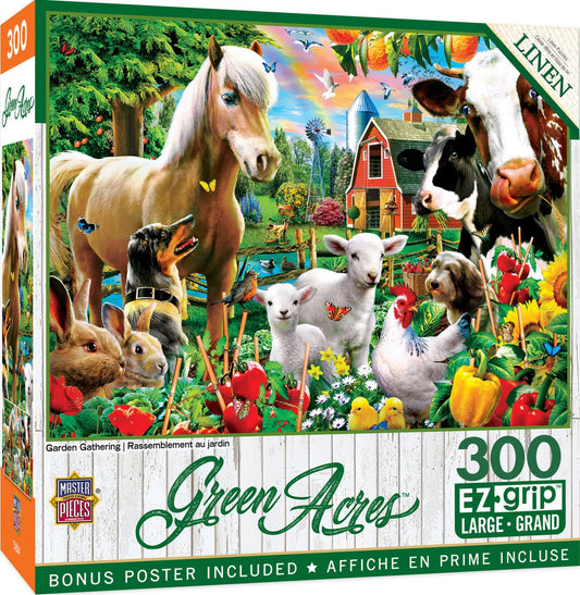 Green Acres - Garden Gathering 300pc EzGrip Puzzle
