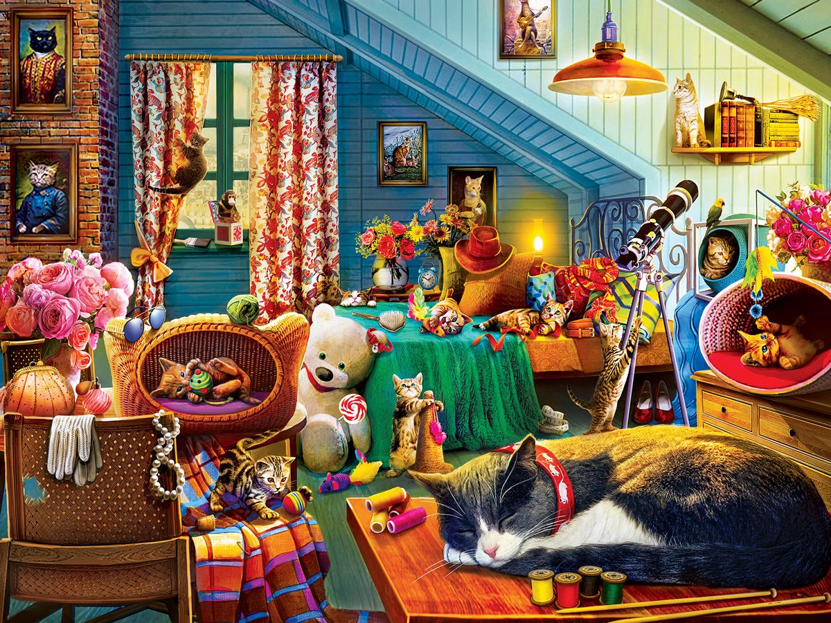 Home Sweet Home - Sunset Naptime 550pc Puzzle