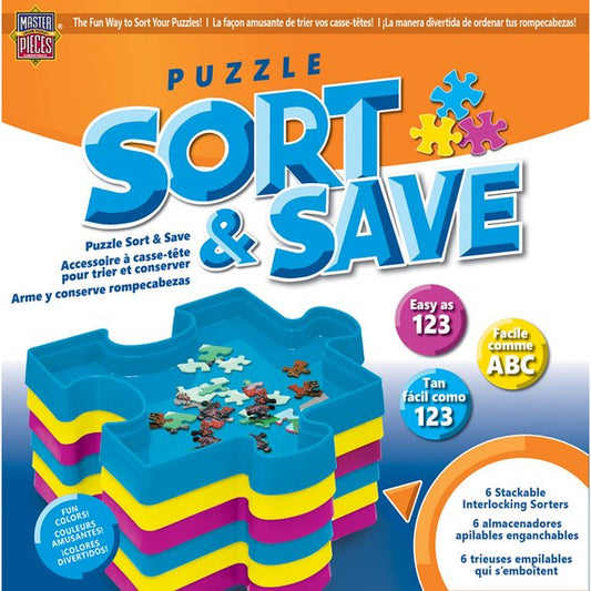 SORT AND SAVE - PUZZLE PIECE TRAYS