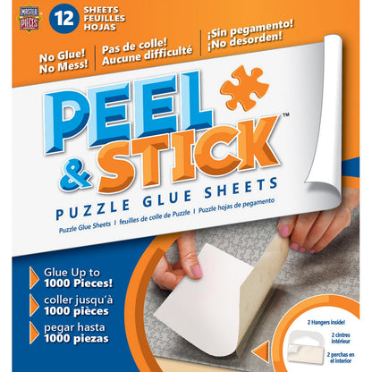Puzzle Accessories - MasterPieces Puzzle Peel & Stick Glue Sheets