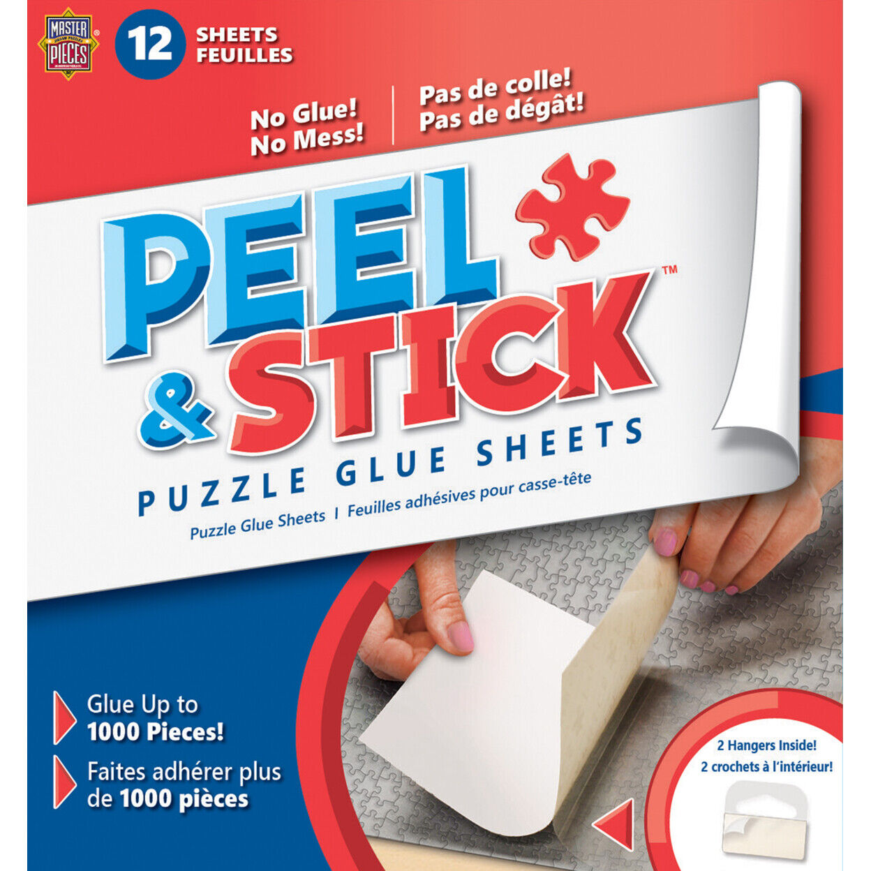 Puzzle Accessories - MasterPieces Puzzle Peel & Stick Glue Sheets