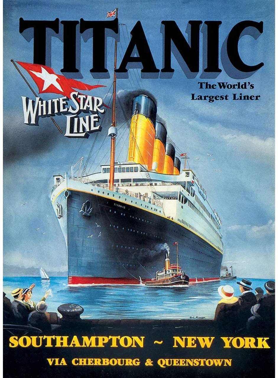 Titanic - White Star Line 1000pc Puzzle
