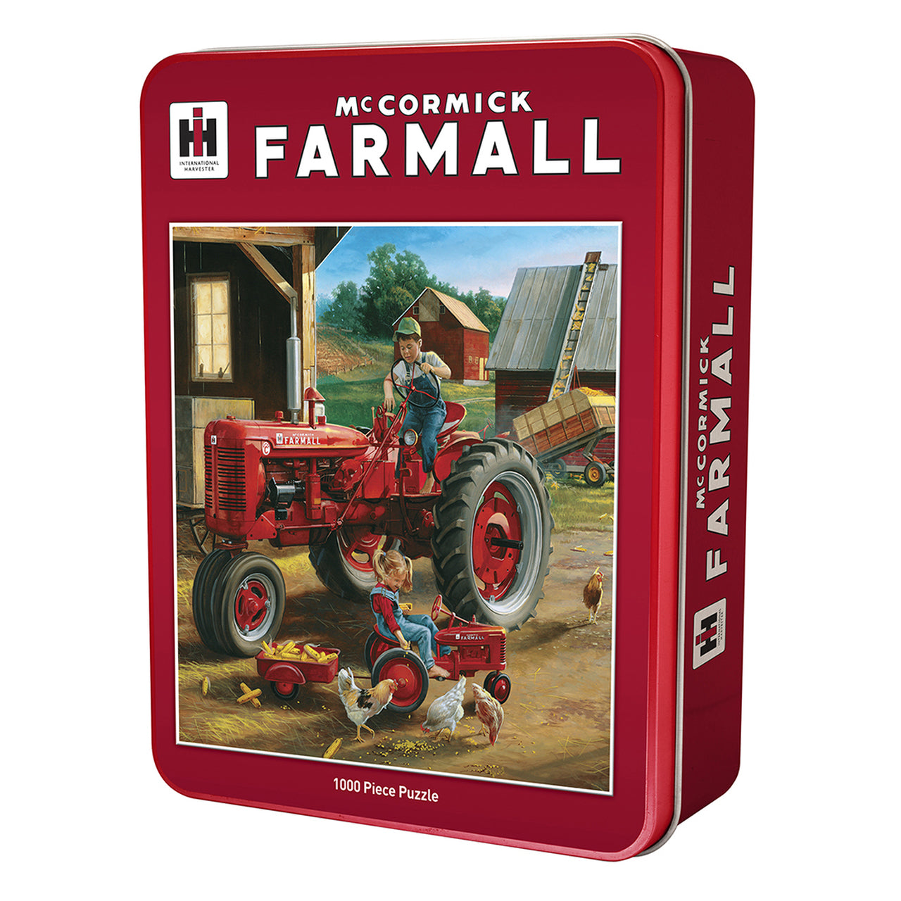 FARMALL FRIENDS 1000 PIECE TIN BOX JIGSAW PUZZLE