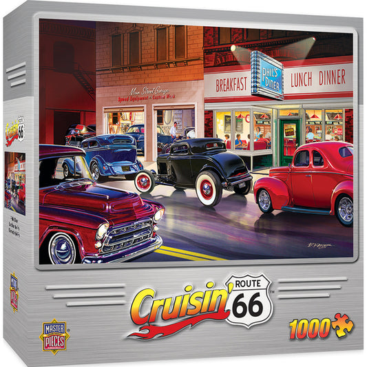 Cruisin? Rt66 - Phil's Diner 1000pc Puzzle