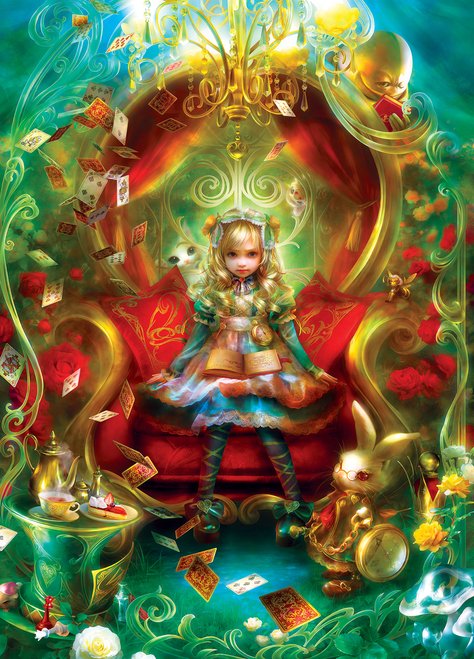 Book Box - Tea Party Time - 1000pc Jigsaw Puzzle by Masterpieces