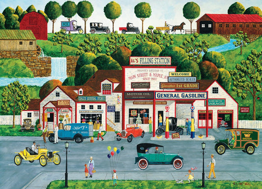 Hometown Gallery - The Old Filling Station 1000pc Puzzle