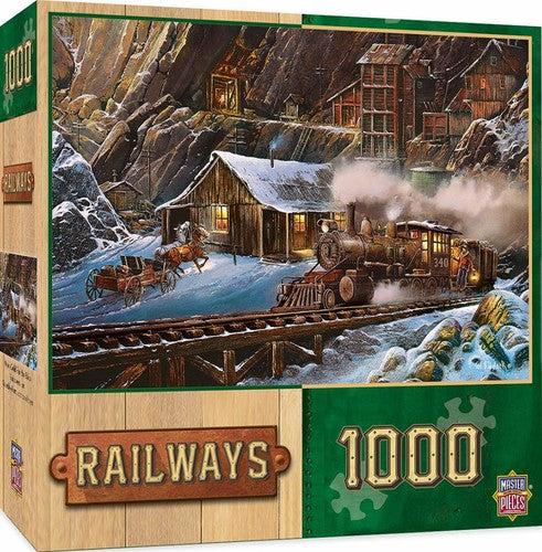 MasterPieces Railways - When Gold Ran the Rails 1000pc Puzzle