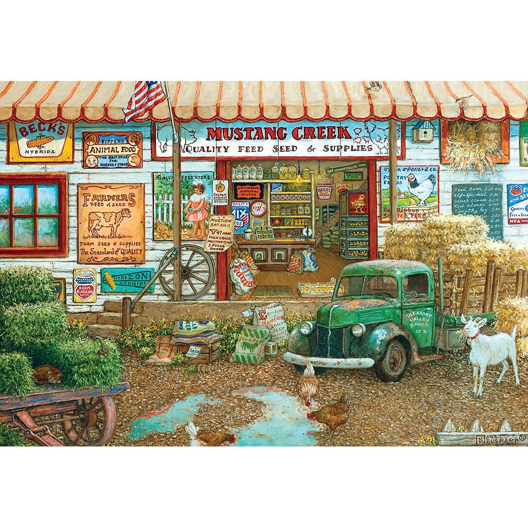 SIGNATURE SERIES - FARM & FLEET STORE 2000 PIECE JIGSAW PUZZLE