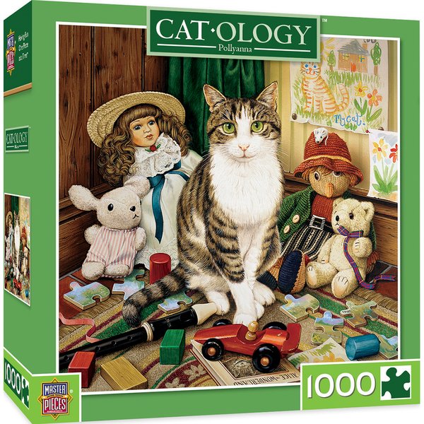 CAT-OLOGY POLLYANNA 1000 PIECE SQUARE JIGSAW PUZZLE