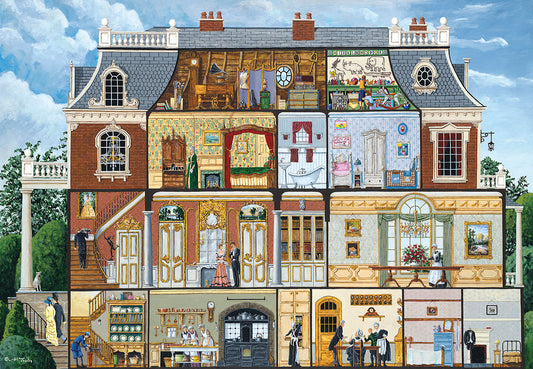 Upstairs Downstairs - 1000pc EZ Grip Jigsaw Puzzle by Masterpieces