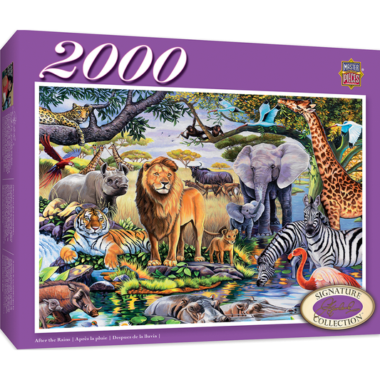 SIGNATURE SERIES AFTER THE RAINS 2000 PIECE JIGSAW PUZZLE BY JENNY NEWLAND